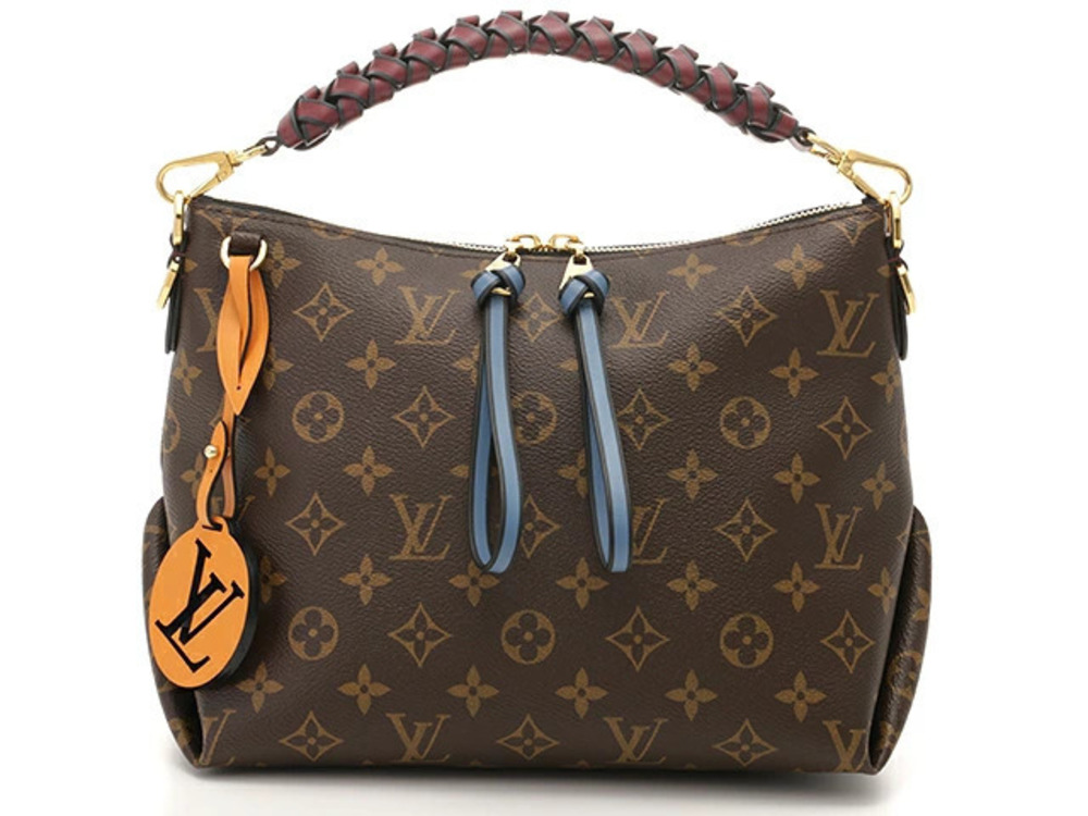 Louis Vuitton Monogram Beaubourg Hobo bag braided burgundy Brown
